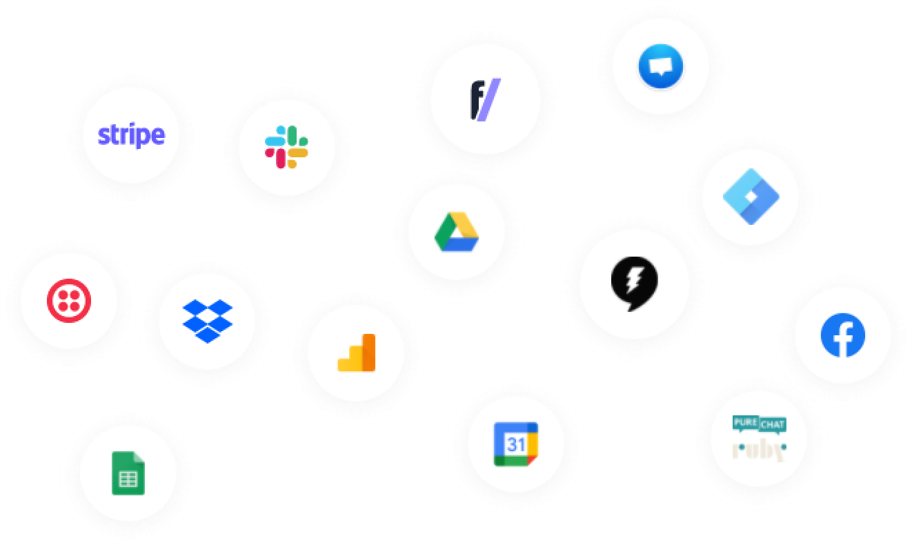 Pixelform integration icons cloud